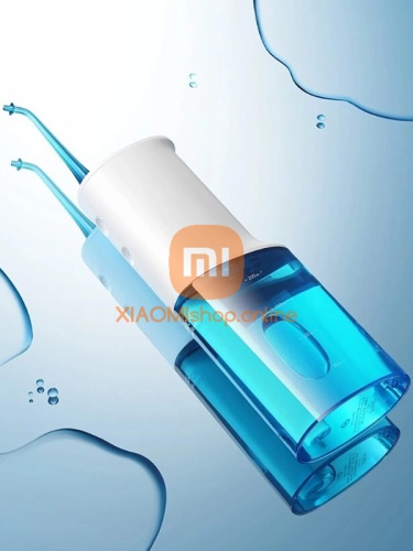 Беспроводной ирригатор Xiaomi Soocas (W3) 4 насадки, голубой фото 10