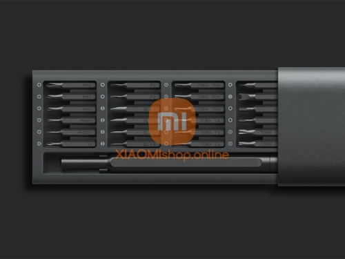 Отвёртка с набором Xiaomi MiJia Wiha Screwdriver Set (MJJXLSD002QW2) серый фото 5