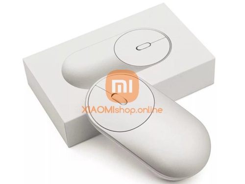 Мышь беспроводная Xiaomi Mi Portable Mouse (XMSB02MW) серебро фото 4