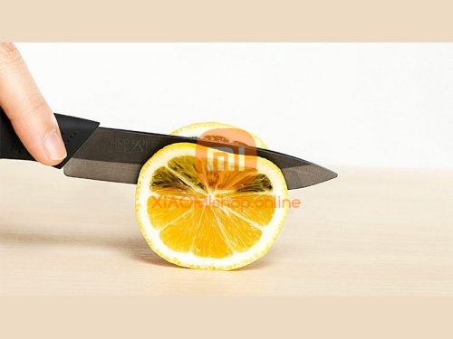 Набор керамических ножей Xiaomi HuoHou Nano Ceramic Knife (4 шт), черные фото 3