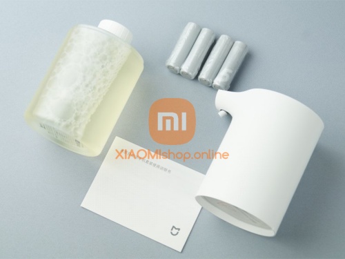 Автоматический дозатор жидкого мыла Xiaomi Mi Automatic Soap Dispenser Kit (MJXSJ01XW) белый фото 4