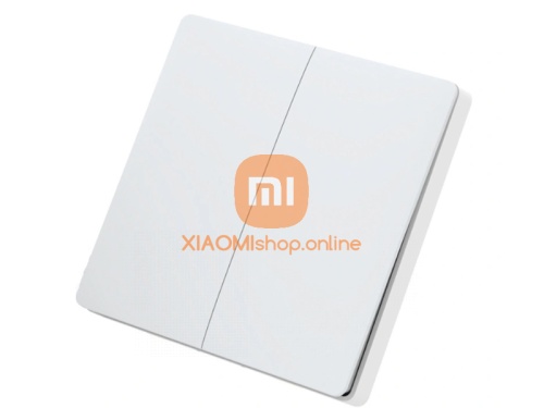 Умный выключатель Xiaomi Аqara Wireless Remote Switch (двойной) (WXKG02LM) белый фото 3