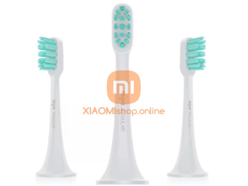 Насадка для электрической щетки Xiaomi Mi Electric Toothbrush Head 3-pack mini (DDYST02SKS) серый фото 2