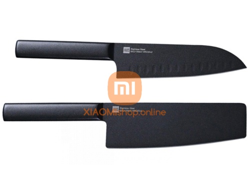 Набор ножей Xiaomi HuoHou Black Heat Knife Set (2 шт), черные фото 3