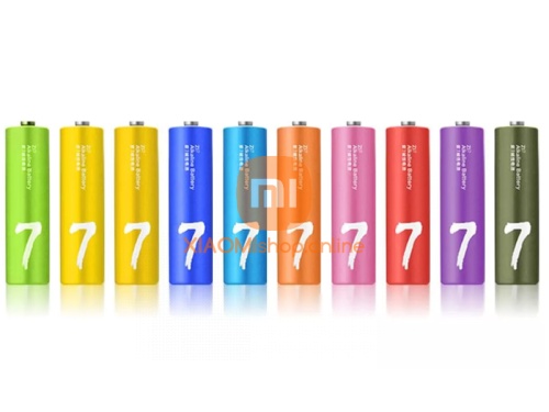 Элементы питания Xiaomi ZI7-AAA Rainbow Colors (10 шт.) AAA710